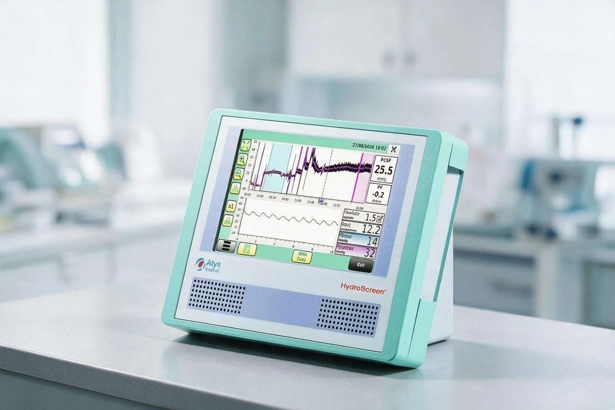 HydroScreen on a hospital workbench
